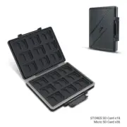 Water-Resistant Memory Card Case Holder Storage for 36 Micro SD TF+18 SD Card