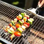 Kebab Skewers Bbq Kebabs Tools Stainless Steel Set for Grilling Meat Veggies