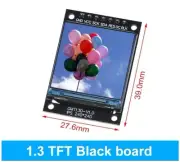 AUS STOCK - 1.3" TFT Full Colour LCD Module for Arduino