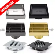 Small Smart Square Tile Insert 50 80mm Waste Outlet Floor Drain Shower Grate