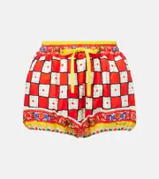 [Dolce & Gabbana] Dolce & Gabbana Printed cotton shorts AU 16 multicoloured