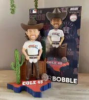 Pitcher GERRIT “Colt 45” COLE Houston Astros SGA 10” Bobblehead #/300 NIB!
