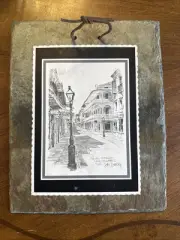 Vieux Carre Historic Roofing Slate Tile Royal Street New Orleans by Don Davey