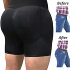 Men Padded Enhancer Underwear Shapewear Butt Lifter Boxer Briefs Trunks Shapers