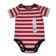 JUMPING BEANS Red & White Stripe Baby Boy Bodysuit Where's Waldo Halloween 18M