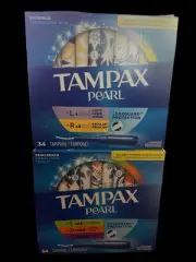 Tampax Pearl Light, Regular, Super, Super Plus, Ultra