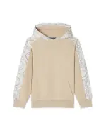 Versace Boys' Barocco Logo Embroidery Fleece Hoodie - Little Kid, Big Kid