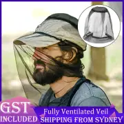 Bee Mosquito Fly Head Net Insect Mesh Hat Bug Mozzie Protector Outdoor Fishing