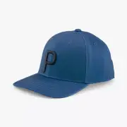 NEW Puma P Cap Lake Blue/Navy Blazer Snapback Golf Hat/Cap