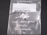 Waterproof Genuine Mido Vintage Watch Crystal 24.00mm/24.50mm Mens New Old Stock