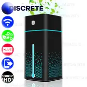 WIFI Home Air Humidifier Spy Camera LIVE VIEW 1080P Mobile App LED Light