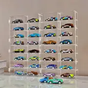 1/64 Toy Car Display Case Compatible with Hot Wheels,Clear Acrylic Hot Wheels Di