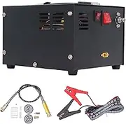 Portable Pcp Air Compressor 4500psi 30MPa Oil & Water Free High Pressure Pcp Compressor Pump For Air Gun, Paintball, Scuba Tank, Power By 110V /220V AC or 12V DC