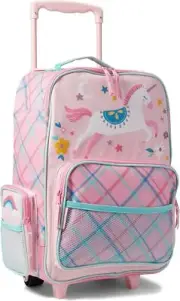 Stephen Joseph Girls Classic Rolling Luggage, Pink Unicorn, One Size
