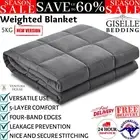 Giselle Weighted Blanket 5KG Heavy Gravity Blankets Adults Microfibre Comforter