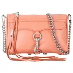 REBECCA MINKOFF MINI MAC CROSSBODY 珊瑚粉