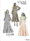VOGUE DRESS SEWING PATTERN 9296 6-14 Womens Cold Shoulder Custom Fit Uncut