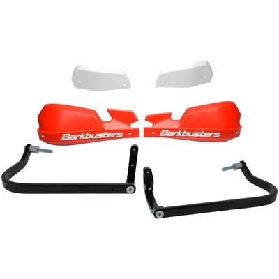 Barkbusters VPS Two Point Mounted Handguard Kit Black/Red For BMW R1250GS