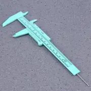 150 Mm Plastic Metric Ruler Measuring Tool Sliding Pocket Caliper