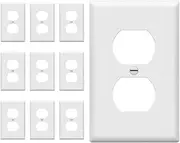 LIDER Duplex Wall Plates, Electrical Outlet Covers, Standard Size 1-Gang 4.50" x 2.76"