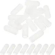 uxcell 9x26mm (IDxL) Rubber End Caps, 16 PCS Rubber Caps High Temp Tips Screw Silicone Flexible Thread Protector for Pipes Screw Blots Tube Fishing Jigs