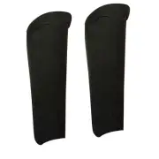 Milwaukee Leather MLM5555 Unisex Black Leather Half Motorccyle Riding Chaps with