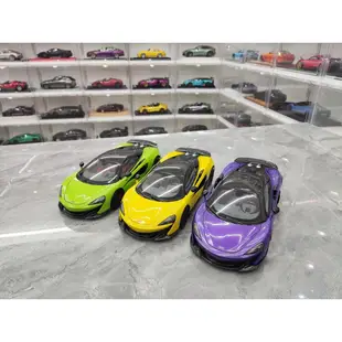 【現貨】LCD 邁凱倫McLaren 600LT仿真合金金屬汽車模型收藏1 18成人禮品