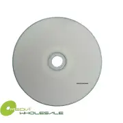 50 Blank 52X CD-R CDR 700MB White Top Glossy Printable Disc No Logo hp - Sleeves