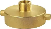 Fire Hydrant Hose Adapter 2-1/2" NST/NH Female x 3/4" GHT Male, Brass Fire Hy...