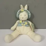 NEW Hallmark Plush Rabbit Bunnies By the Bay Buttercup Easter Basket 2002