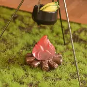 1/12 Dollhouse Campfire Handicraft Fake Fire for Tiny House Room