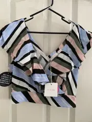 Sass and Bide Favourite Flavour Cami Colour Stripe / Size 42-12. RRP $290