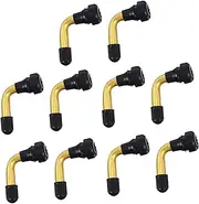 HAWILLOSCH 10pcs Electric Vehicle Tire Valve Stem Extenders Durable Angle Adapters for Motorbike Scooter Tires Easy to Install with Excellent Sealing Capability
