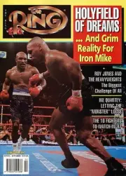 Mike Tyson And Evander Holyfield Fight Ring Boxing Magazine Cover Photo