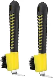 FRCOLOR Horse Brush Pet Hair Cleaning Brush Comb Horse Hoof Pick Hoof Hook Random Color