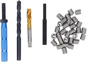 NDNCZDHC 34Pcs Metric Thread Repair Kit Stainless Steel Thread Repair Tool with M8x1.25x2D Thread Repair Inserts, Installation Tool