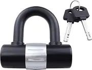Motorcycle U Lock Security - Anti Theft U Lock Security, Electric Lock, Cycle D Lock, U Shaped Secure Lock | Lightweight Motorcycle Locking System for E- Motorcycle Scooter