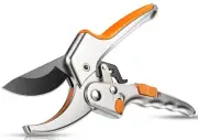 Pruning Shears, Gardening Tools - Garden Shears with Ratchet Anvil, Professio...
