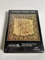 Three Dog Night Seven Separate Fools 8 Track Tape SEALED NOS