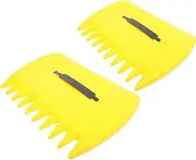 Abaodam 1Pair Lawn Rake for Leaves Garden Tool with Ergonomic Handle for Collection Lightweight Design for Quick Outdoor Cleanup for Maintenance