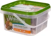 WHIMZEES Variety Value Box Dental Dog Treats, Variety Tub, Large (18-27kg Dogs), Natural Daily Dental Chews (Pack of 14)