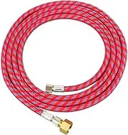 Airbrush Hose 1.8 Meters 6FT Hose 1/8male - 1/4female for Most Airbrush Kit 1/4 to 1/8 BSP Hose Wide Compatibility, Red