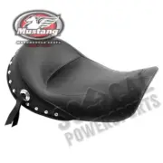 Solo Seat Front Width-13.5in. Chrome Studs FXDX Dyna Super Glide Sport 1999-2003