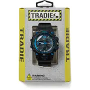 Tradie Men's Analogue Digital Watch - Black & Blue