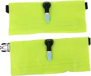 SUPVOX Life-Saving Bag Inflatable Swim Buoy 2pcs Swimming Pouch for Outdoor and Summer Fun