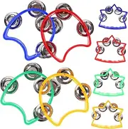 JOINPAYA Plastic Hand Bells for Kids Hand Shaking Bell Toys Musical Instrument Toy Set
