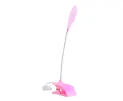 led desk lamp bedroom bedside lamp children's eye protection desk lamp - PINK