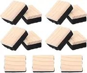 DINHEAROM 12Pcs Blackboard Erasers Reusable Dry Erase Board Cleaners Lightweight Chalkboard Wipes for Classroom Office Home Use and Practical