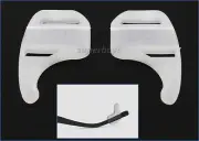 White Non-Slip Glasses Frames Slipping Sliding Silicone Ear Pad Grip Repair S