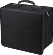 400 Capacity CD/DVD Case Wallet VCD Storage Holder Booklet Album Box Binder(Blac